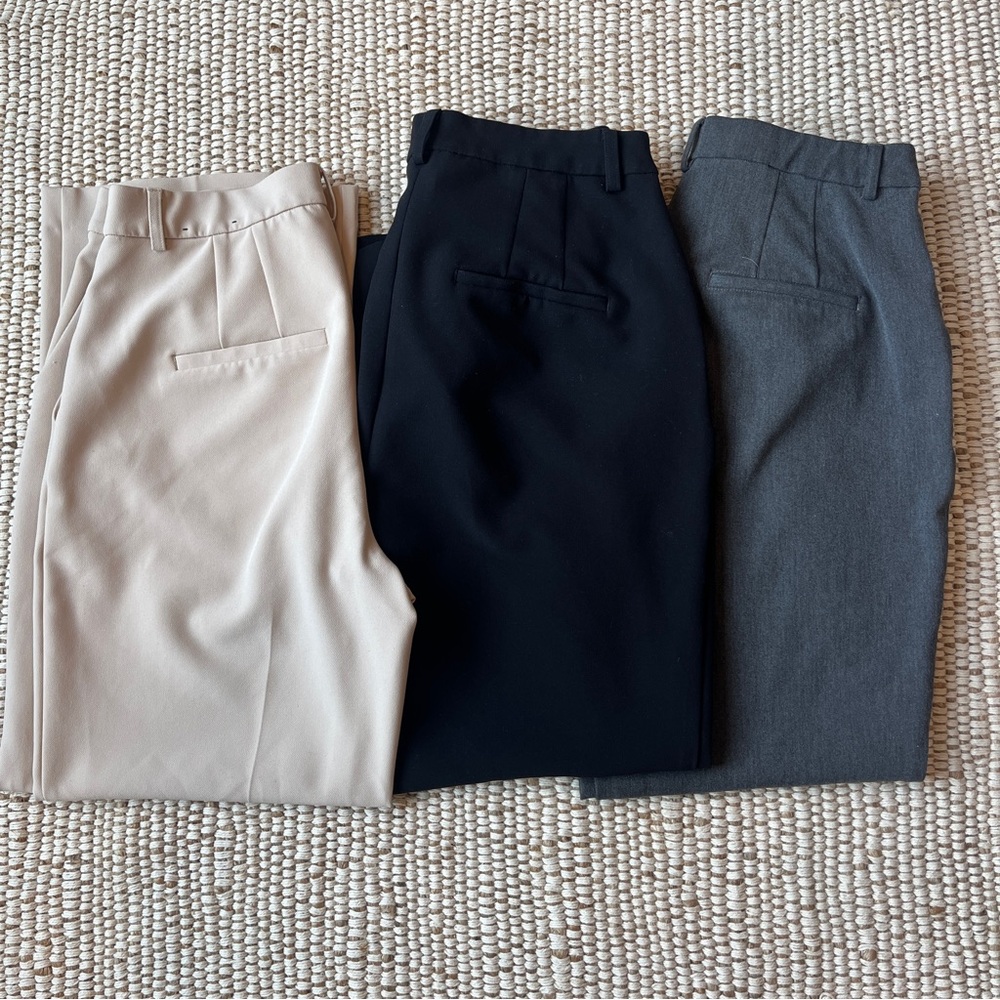 Express Editor Super High Rise Straight Ankle Pants Size 10 Long